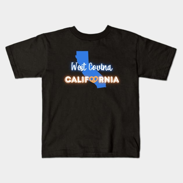 West Covina, California! Pretzels! (CXG Inspired) Kids T-Shirt by Ukulily